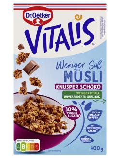 Dr. Oetker Vitalis Weniger Süß Müsli Knusper Schoko