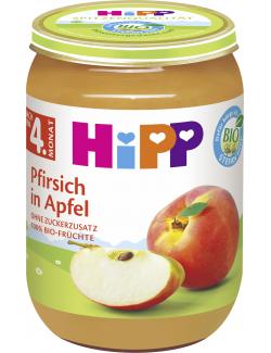 Hipp Pfirsich in Apfel