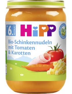 Hipp Bio-Schinkennudeln mit Tomaten & Karotten