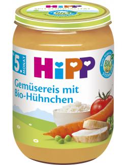 Hipp Gemüsereis mit Bio Hühnchen