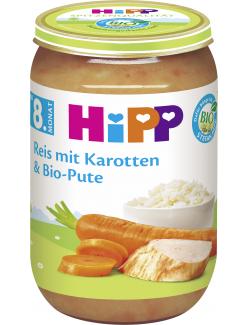 Hipp Reis mit Karotten & Bio Pute