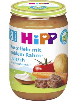 Hipp Kartoffeln mit mildem Rahm-Gulasch