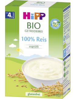 Hipp Bio Getreidebrei Reis ungesüßt