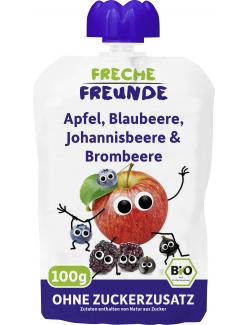 Freche Freunde Quetschie Apfel-Blaubeere-Johannisbeere-Brombeere