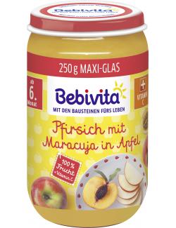 Bebivita Früchte Pfirsich mit Maracuja in Apfel