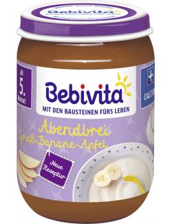 Bebivita Abendbrei Grieß-Banane-Apfel