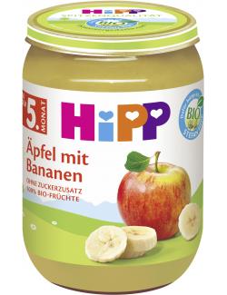 Hipp Äpfel mit Bananen