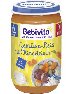 Bebivita Gemüse-Reis mit Rindfleisch