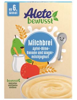 Alete bewusst Milchbrei Apfel-Birne-Banane und Magermilchjoghurt