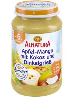 Alnatura Apfel-Mango-Kokos mit Dinkelgrieß