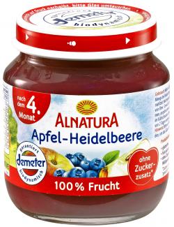 Alnatura Apfel-Heidelbeere 100% Frucht