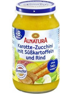 Alnatura Karotte-Zucchini mit Süßkartoffeln und Rind