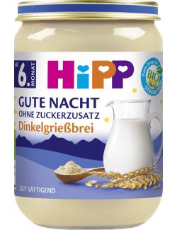 Hipp Gute Nacht Dinkelgrießbrei