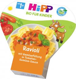 Hipp Biio für Kinder Ravioli mit Gemüsefüllung in Tomaten-Gemüse-Sauce