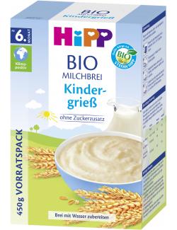 Hipp Bio Milchbrei Kindergrieß