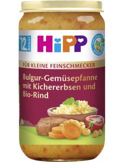 Hipp Bio Bulgur-Gemüsepfanne mit Kichererbsen und Bio-Rind