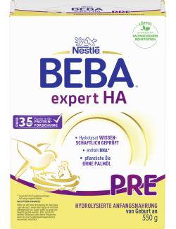 Nestlé Beba Anfangsmilch Expert HA Pre von Geburt an