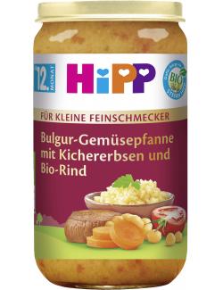 Hipp Bulgur-Gemüsepfanne mit Kichererbsen und Bio Rind