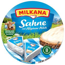 Milkana Schmelzkäse-Ecken Sahne