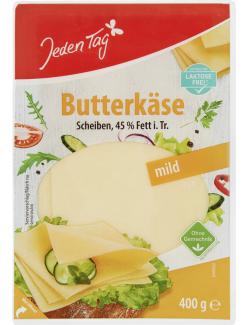 Jeden Tag Butterkäse in Scheiben