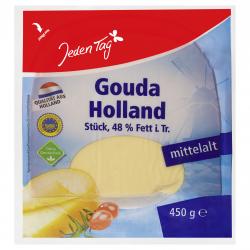 Jeden Tag Gouda Holland mittelalt 48%