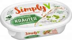 Simply V Pflanzlicher Genuss Cremiger Kräuter Streichgenuss