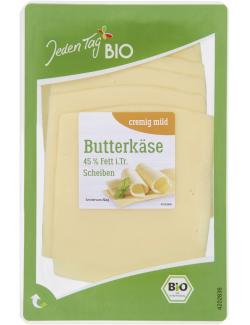 Jeden Tag Bio Butterkäse in Scheiben cremig mild