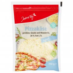 Jeden Tag Pizzakäse Leicht gerieben
