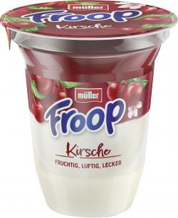 Müller Froop Frucht auf Joghurt Kirsche