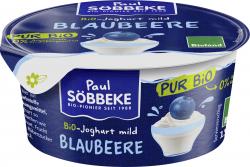 Söbbeke Pur Bio Joghurt Blaubeere