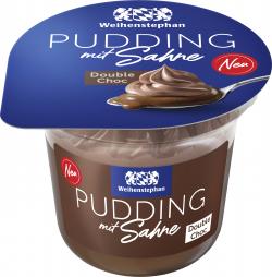 Weihenstephan Pudding mit Sahne Double Choc