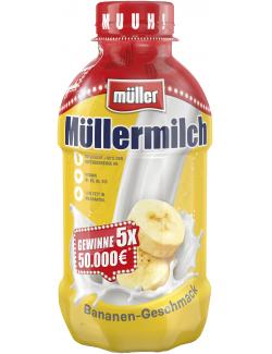 Müller Müllermilch Bananen-Geschmack (Einweg)