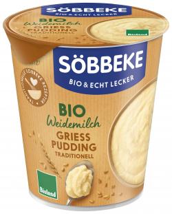 Söbbeke Bio Weidenmilch Grießpudding Traditionell