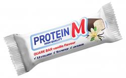 Protein M Quarkriegel mit Vanillegeschmack