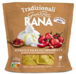 Tradizionali Giovanni Rana Rana Burrata und Arrabbiata Sauce