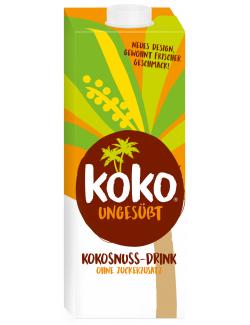 Koko ungesüßt Kokosnuss-Drink