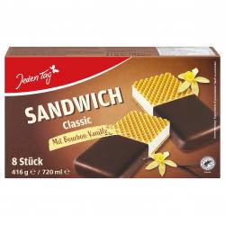 Jeden Tag Sandwich-Eis Classic