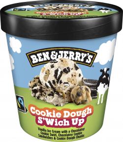 Ben & Jerry's Cookie Dough S'Wich up