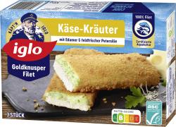 Iglo Goldknusper Filet Käse-Kräuter
