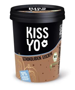 Kissyo Bio Eiscreme Schoko 30% weniger Zucker