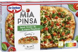 Dr. Oetker La Mia Pinsa Spinat, Tomaten-Mix & veganer Pizzaschmelz