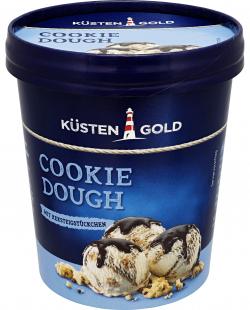 Küstengold Cookie Dough mit Keksteigstückchen