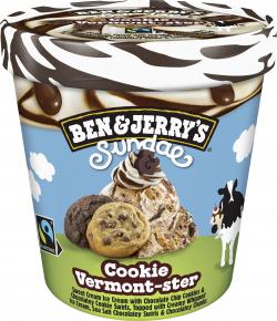 Ben & Jerrys Sundae Cookie Vermont-ster