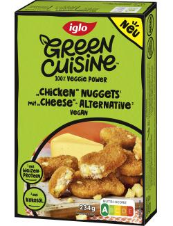 Iglo Green Cuisine Vegane Chicken Nuggets Cheese