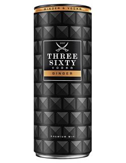 Three Sixty Vodka Ginger (Einweg)