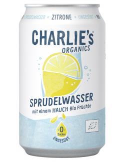 Charlie's Organic Sprudelwasser Lemon (Einweg)