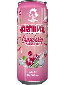 Karneval Premium Vodka Cranberry Ginger Ale (Einweg)