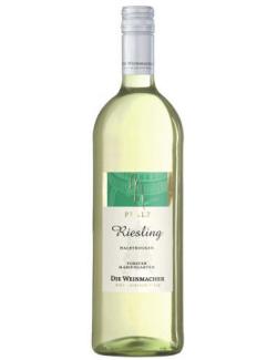 Die Weinmacher Riesling Pfalz Weißwein halbtrocken