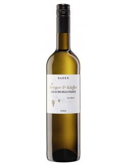 Berger & Kiefer Grauburgunder Weißwein trocken