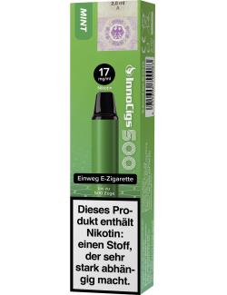 InnoCigs 500 Einweg E-Zigarette Mint 17mg/ml